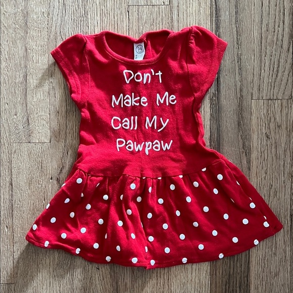 Rabbit Skins Other - Rabbit Skins Red Graphic Polka Dot Dress